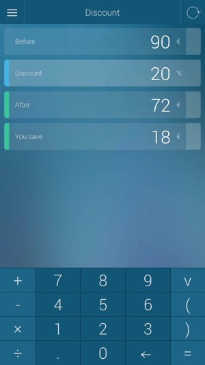 Percentage Calculator - percent, discount, tip(圖2)-速報App