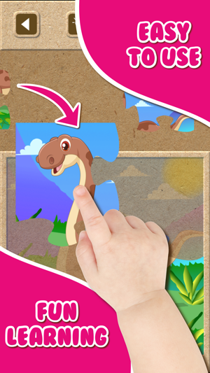 Dinosaur Jigsaw Puzzle.s Free Toddler.s Kids Games(圖2)-速報App