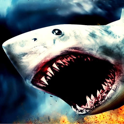 Top Wild Monster Shark Angry Sharks Reef Life Free Icon