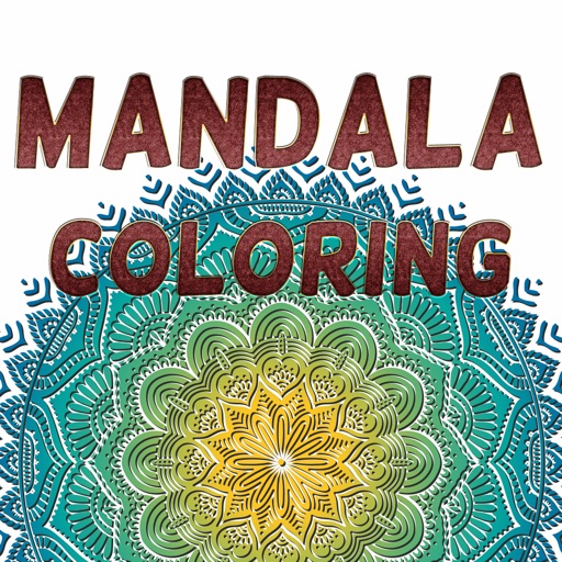Adult Mandala Coloring Book Therapy Stress Relief iOS App