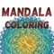 Adult Mandala Coloring Book Therapy Stress Relief