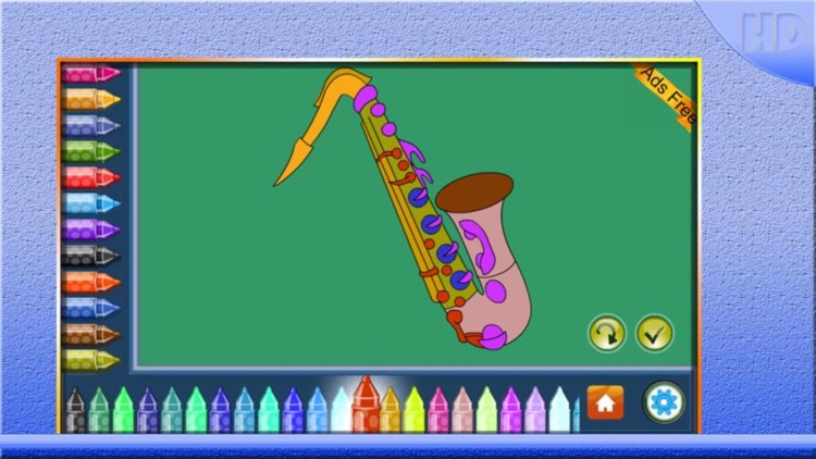 Coloring Book Music Instrument