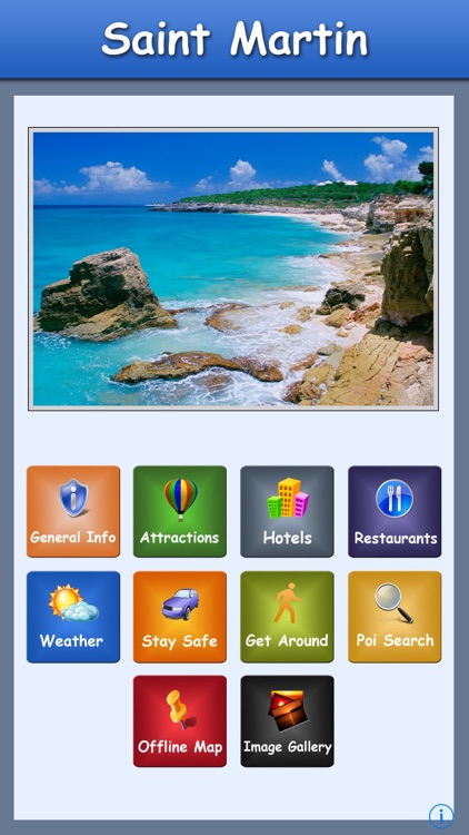 St Martin/Sint Maarten Offline Map Travel Guide