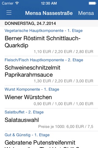 Uni Bonn App screenshot 2