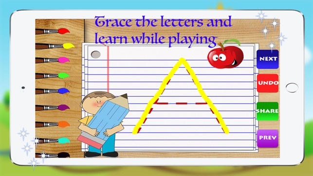 Kids letter tracing worksheet - Learn ABC & Phonic(圖1)-速報App