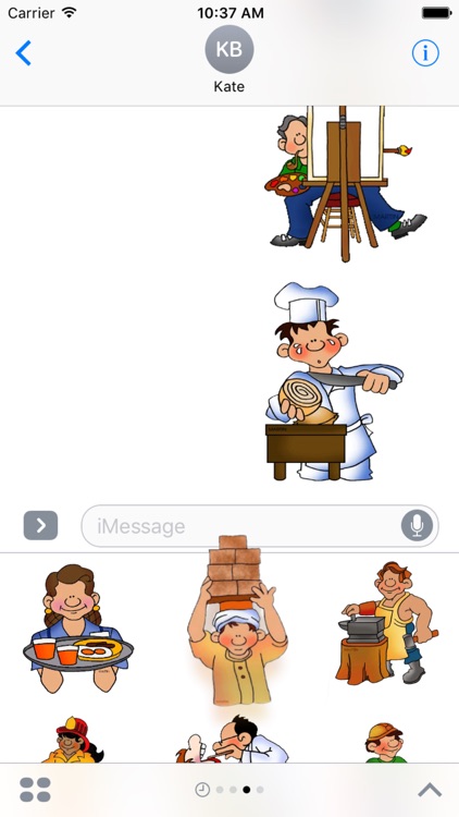 Job Emoji Stickers for iMessage