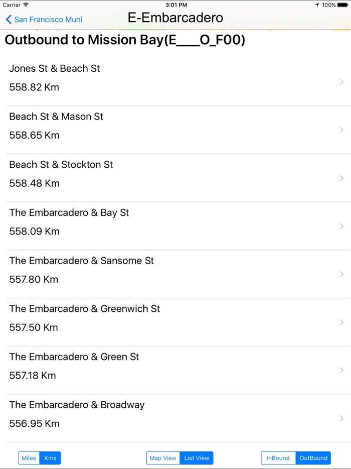 San Francisco Muni Transit California