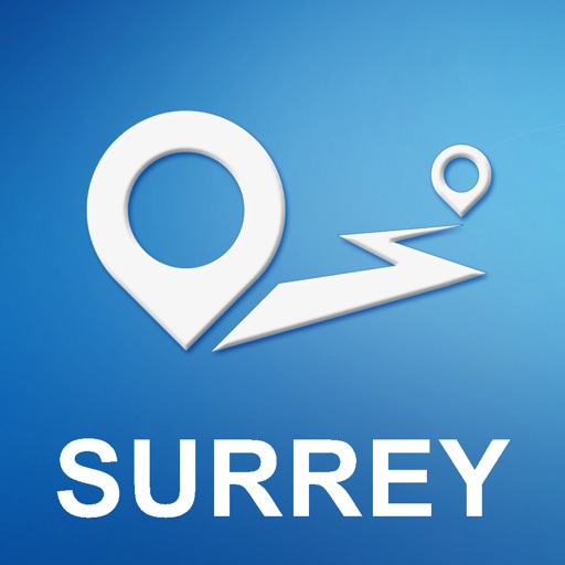 Surrey, UK Offline GPS Navigation & Maps icon