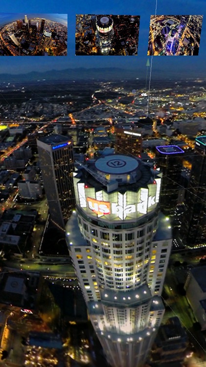 VR Los Angeles Helicopter Flight by Night - L.A. Virtual Reality 360