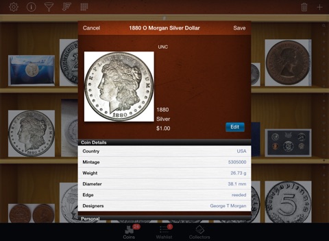 Coin Collectors for iPad screenshot 2