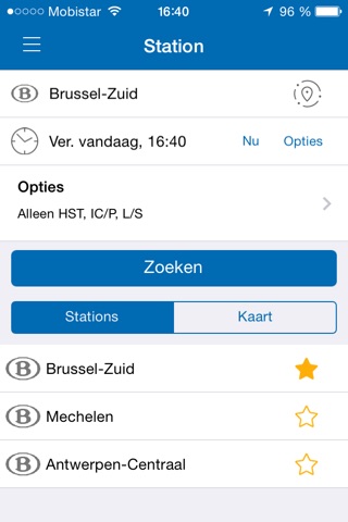 SNCB/NMBS for iPad screenshot 3