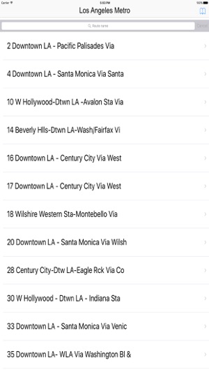 Los Angeles Metro Lines - California