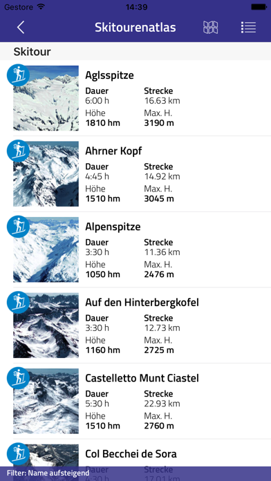 Skitourenatlas Südtirol-Dolomiten screenshot 3