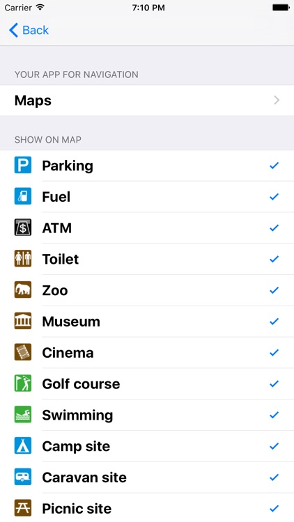 Leisuremap New Zealand, Camping, Golf, Swimming, Car parks, and more screenshot-4