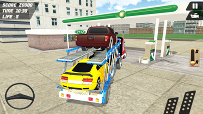 車の運送業者の配送トラック3D：輸送のタンクのおすすめ画像3