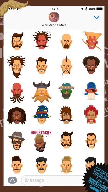 Moustache Moji screenshot-4