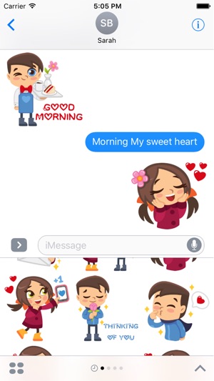 Lovers Emoji Stickers - for iMessage(圖2)-速報App