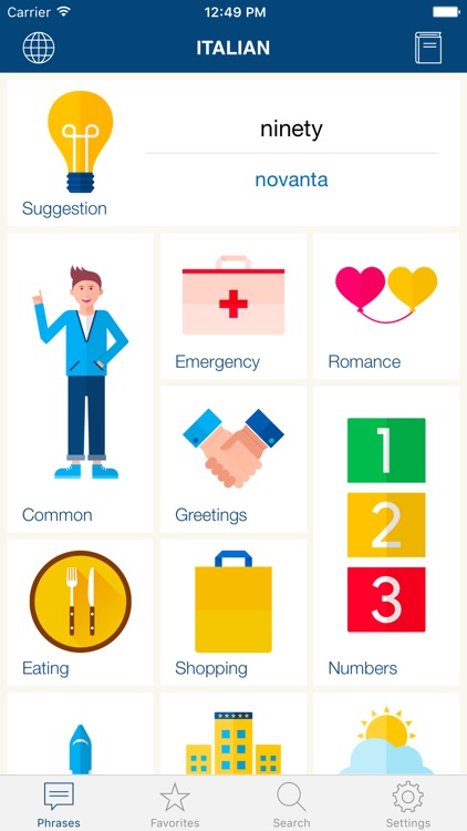 Learn Italian Phrases & Words