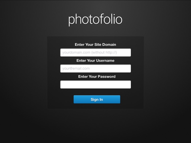 PhotoFolio Photo and Video Portfolio