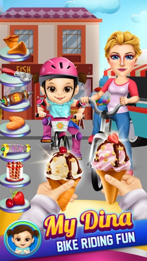 My Dina Kids Dress-Up Salon Food Games Free!(圖1)-速報App