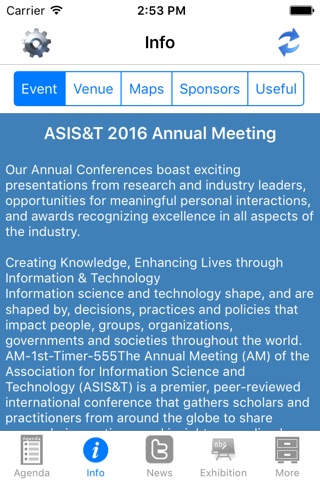 ASIS&T 2016 screenshot 2