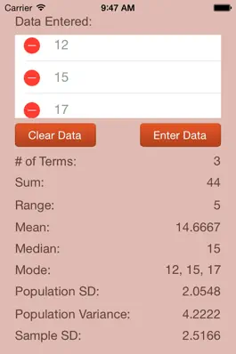 Game screenshot Statistics Calculator Lite hack