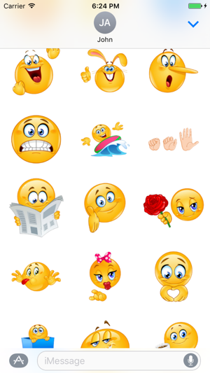 Emoji Sticker Pack For iMessage