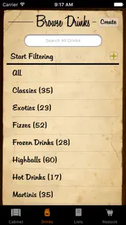 liquor cabinet - cocktails & drinks iphone screenshot 3