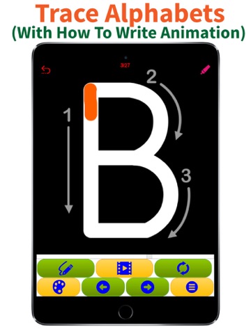 Alphabets ABC Learning & Tracing  Kids App Free screenshot 2
