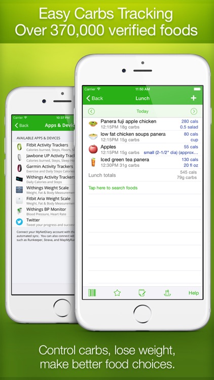 Diabetes and Blood Glucose Tracker by MyNetDiary screenshot-3