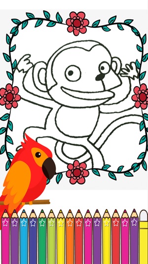 c252 coloring monkey1