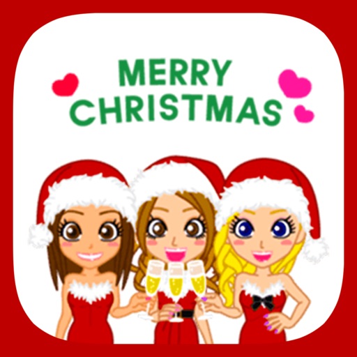 Xmas Girls Stickers icon