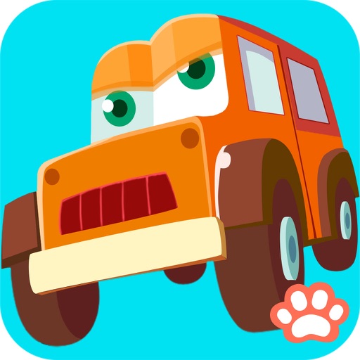 Kids Line Game Vehicle - Uncle Bear education game Icon