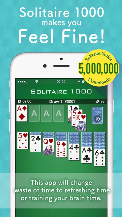 Solitaire 1000 screenshot 1