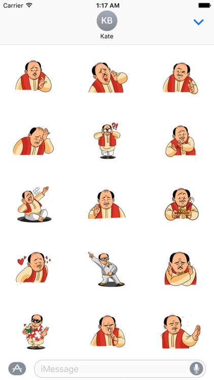 Funny Old Man Stickers Pack for iMessage