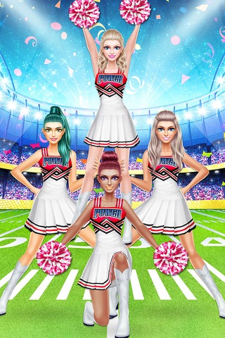 Cheerleader Queen - High School Sport Girl Salon screenshot 3
