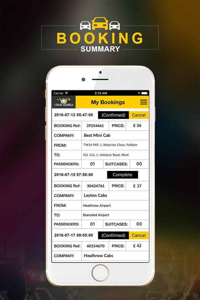 Taxi Guru - Compare and Book Local Cab in London screenshot 4