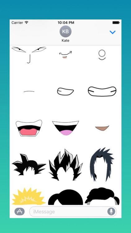 Mr. Anime Head-Custom Sticker Kit screenshot-3