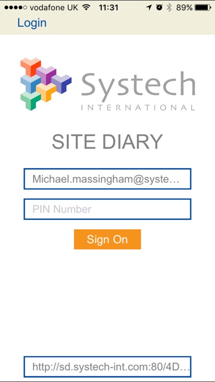 Systech Site Diary