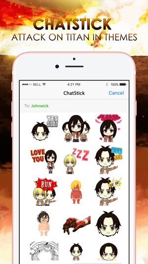 Giant Emoji Stickers Keyboard Art Themes ChatStick(圖1)-速報App