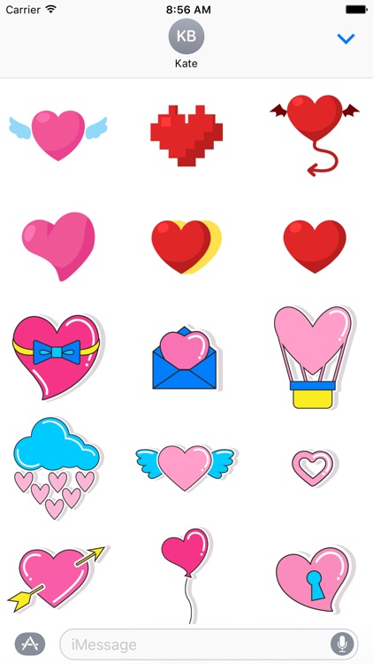 80s Love Stickers Pack for iMessage