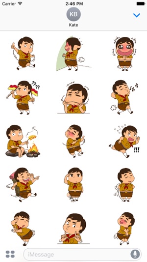 Boy Scout Stickers for iMessage by AMSTICKERS(圖4)-速報App