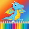 Coloring pages book for kids is game full of cute pictures