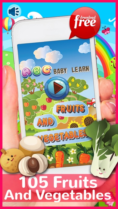 ABC Baby Learn Fruits And Vegetables Free For Kids 1.0.6 IOS -