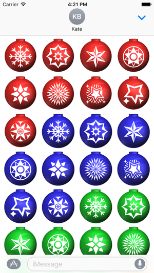 Xmas Balls Stickers(圖2)-速報App