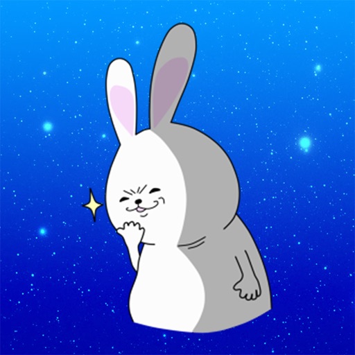 Rabbits Chubby Stickers icon