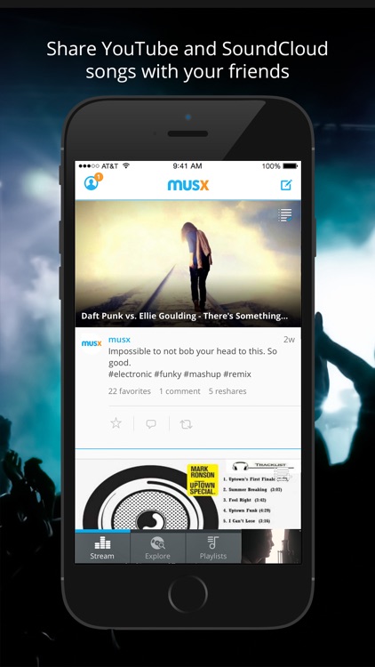 musx: discover and share new music with friends