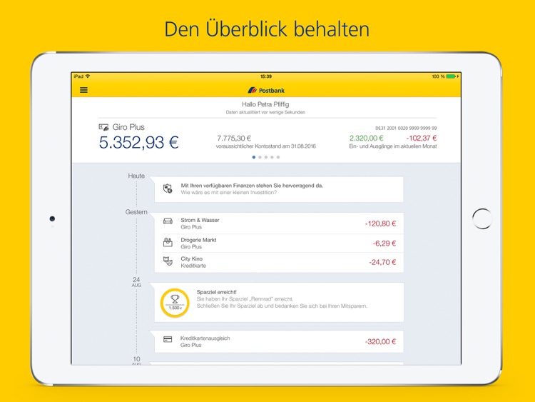 Postbank Finanzass. für iPad