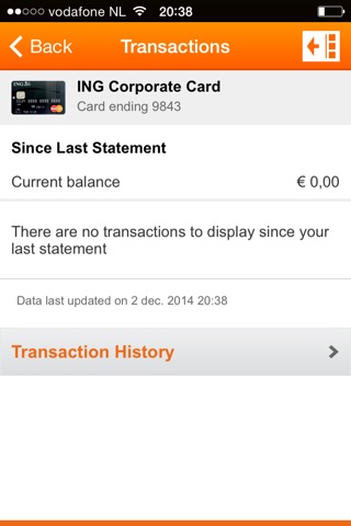 ING Corporate Card App screenshot 3