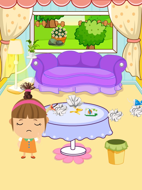Help Amy to clean house,house cleaning games screenshot 4